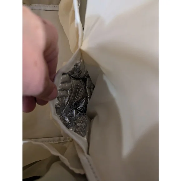 V-Coool Professional Cooler Bag Baby Bag Teal Beige Cooling Pocket Tote Backpack - Picture 10 of 15